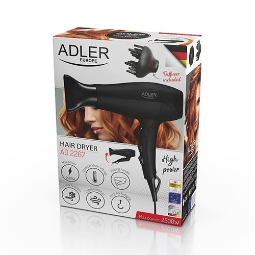 Adler AD 2267 hair dryer Black  2500 W_3