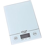 Adler AD 3138 w kitchen scale Electronic kitchen scale White Countertop Square_4