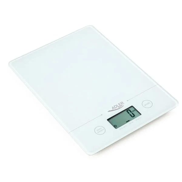 Adler AD 3138 w kitchen scale Electronic kitchen scale White Countertop Square_5