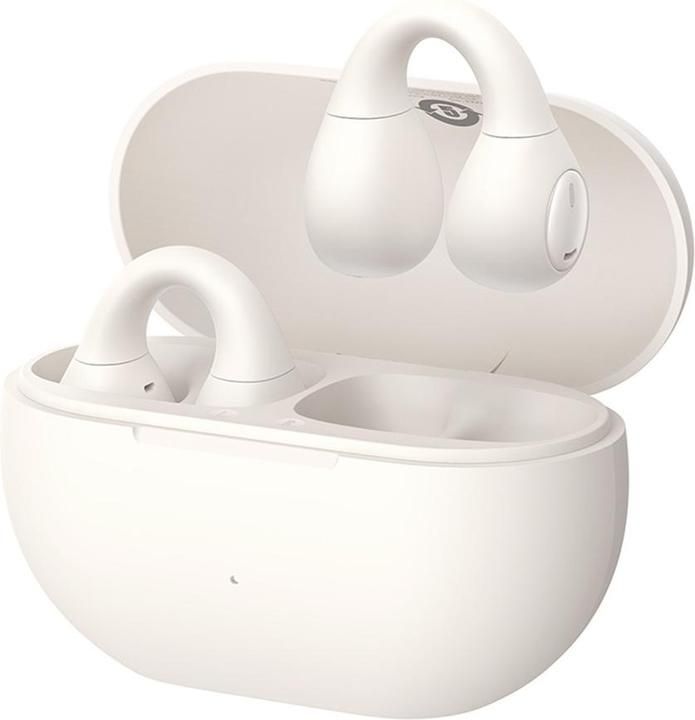 Baseus Bass 15 Clip Open Ear Headset True Wireless Stereo (TWS) In-ear Calls/Music Bluetooth White