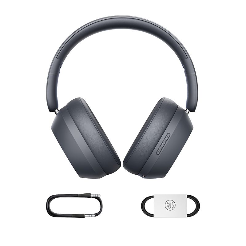 Baseus Bass 35 Max Headphones Wired & Wireless Head-band Music USB Type-C Bluetooth Grey_2