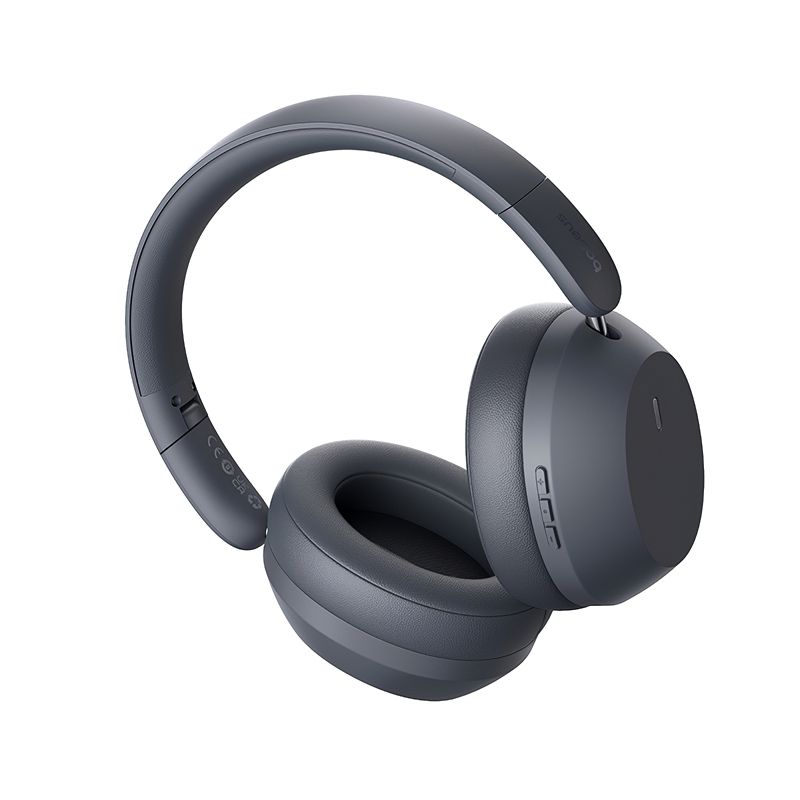 Baseus Bass 35 Max Headphones Wired & Wireless Head-band Music USB Type-C Bluetooth Grey_3