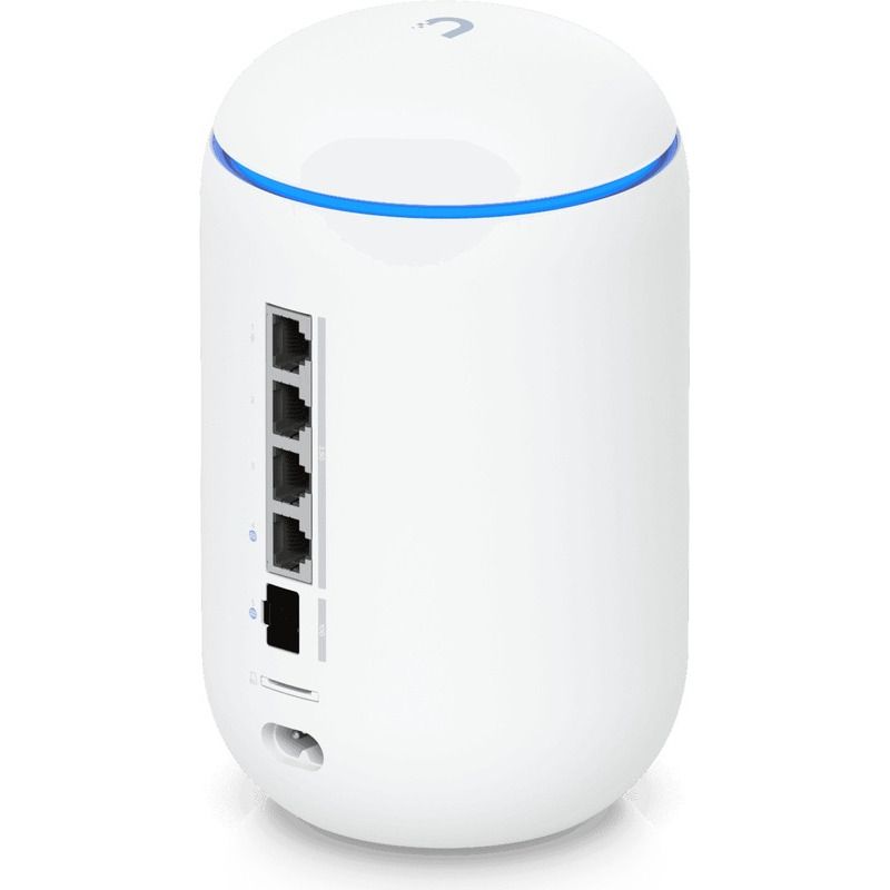 Ubiquiti UniFi UDR7-EU Dream Router 7 Desktop 10G Cloud Gateway with integrated WiFi 7, PoE switch, microSD storage, and full UniFi application support, 10G SFP+ and (1) 2.5 GbE RJ45 WAN port, 64 GB microSD,_3
