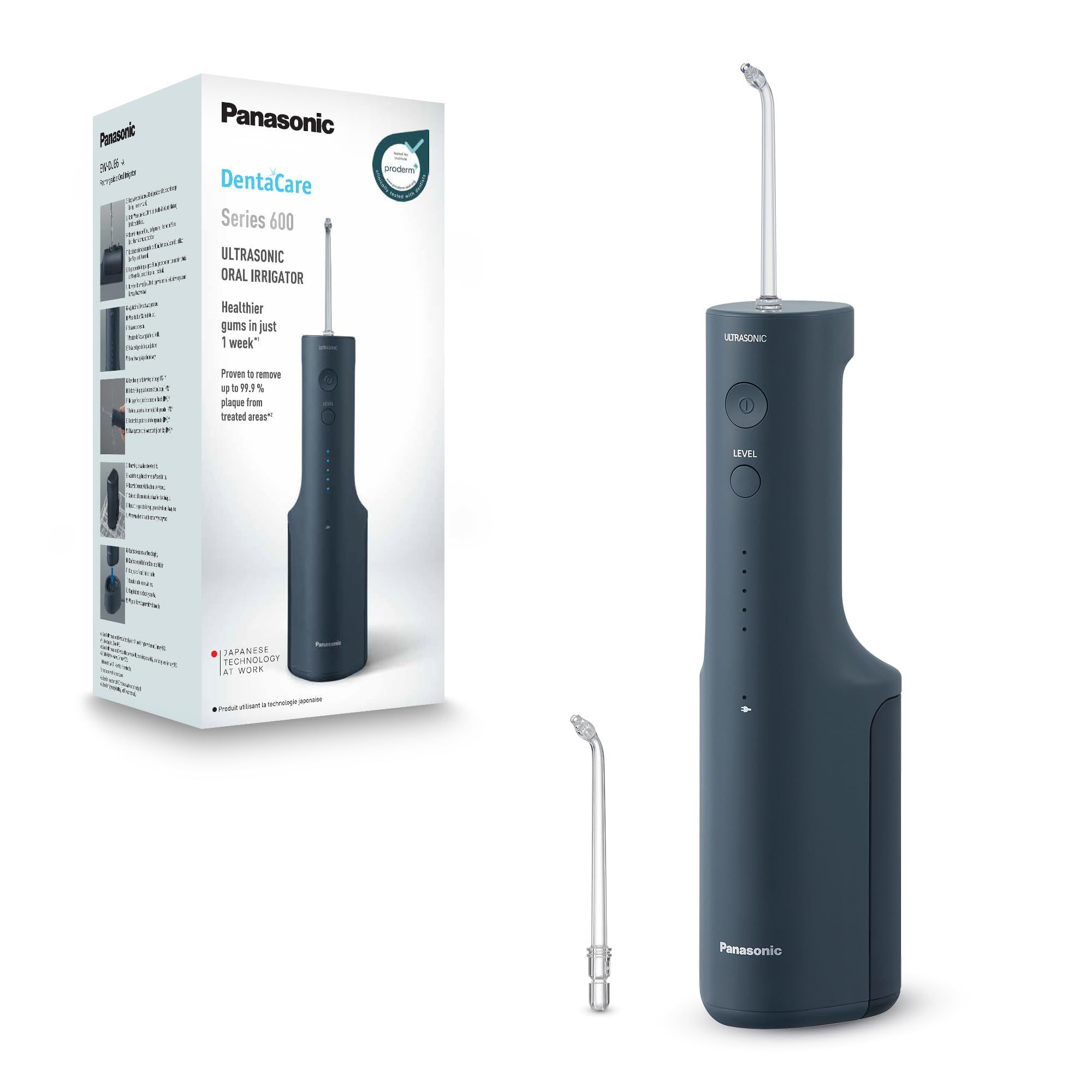 Panasonic Oral irrigator | EW-DJ66-W303 | 200 ml | Number of heads 2 | White_2