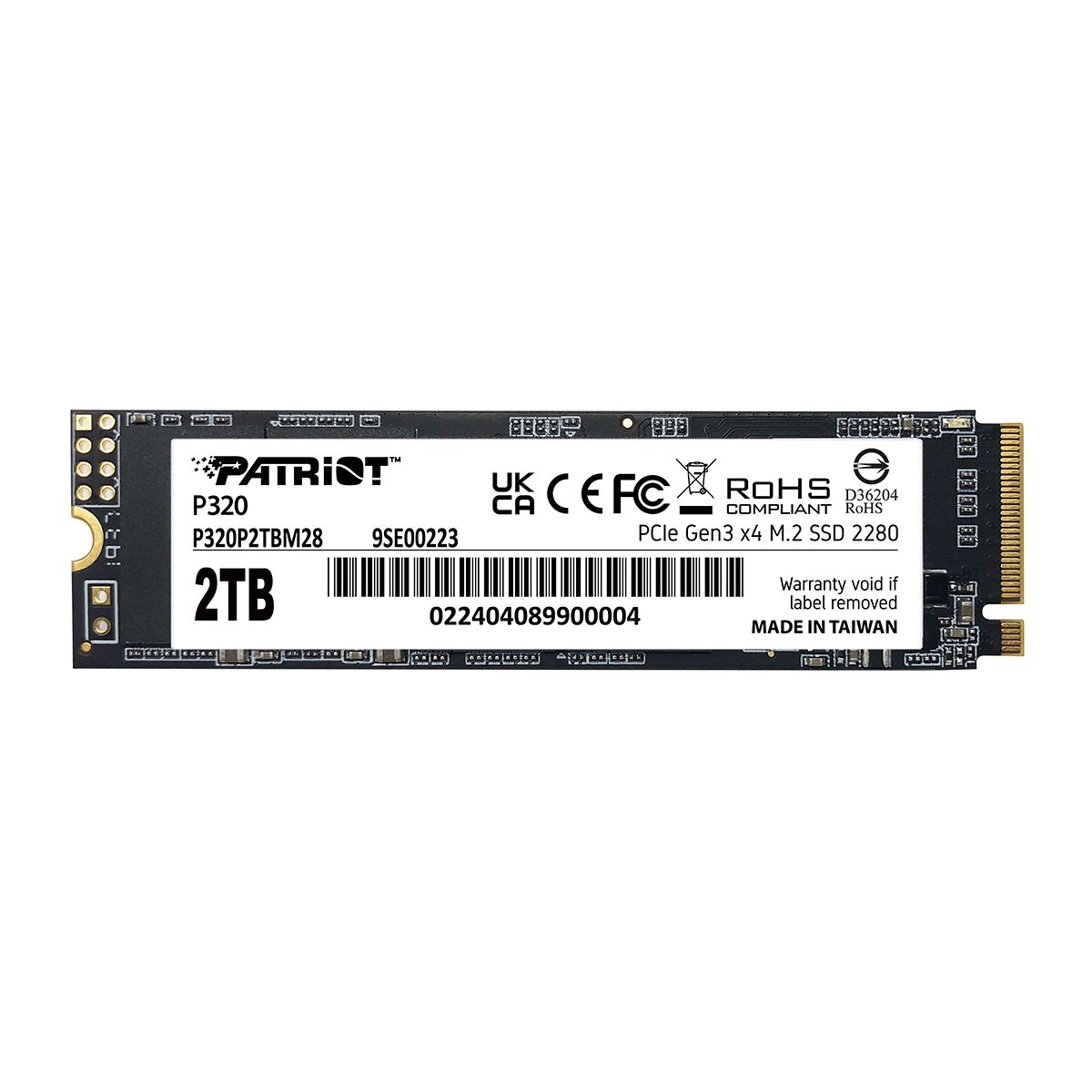 Patriot Viper SSD P320 M.2 PCI-Ex4 NVMe 2TB 3GB/s_1