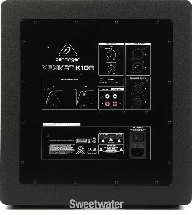 Behringer K10S Black Active subwoofer_4