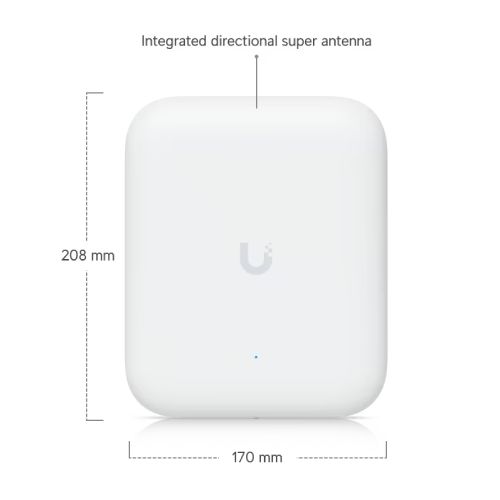 Ubiquiti U7 Pro Outdoor 8600 Mbit/s Alb Power over Ethernet (PoE) Suport_2