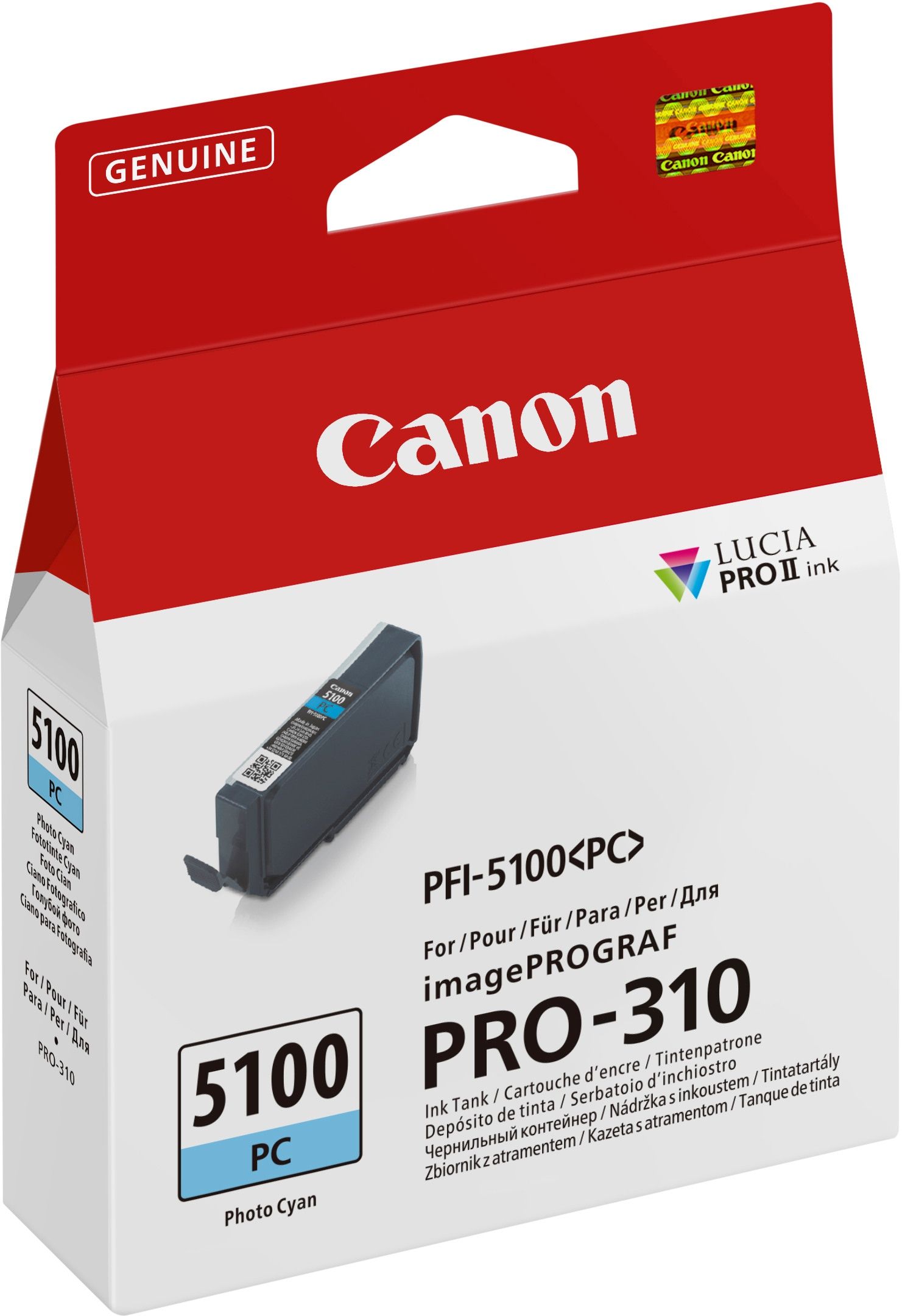 INK PFI-5100 PC EUR PHOTO CYAN/INK TANK_1