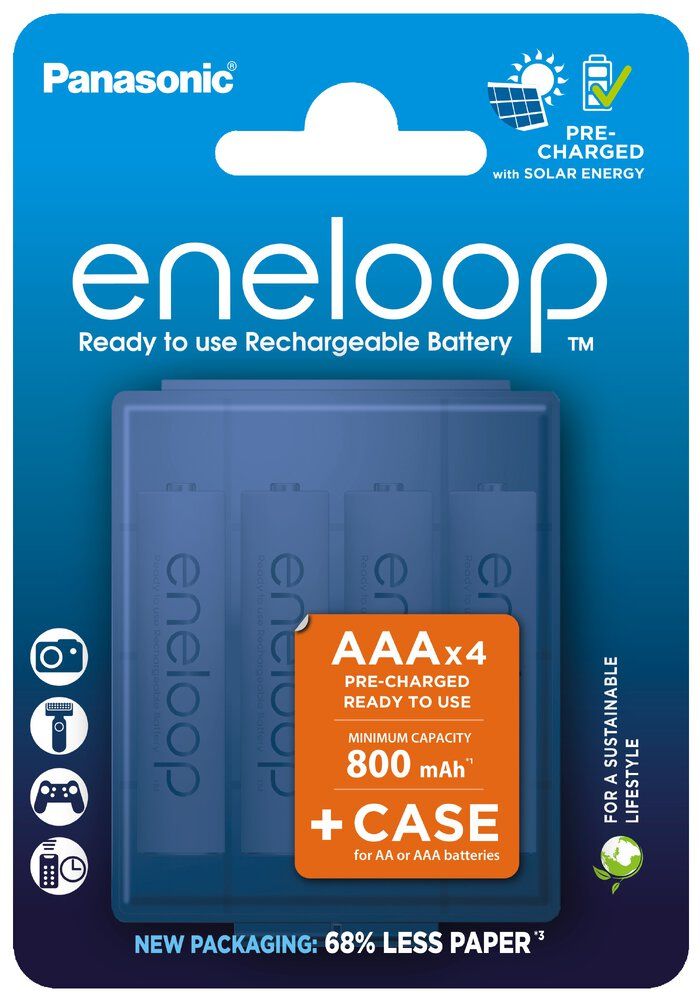 PANASONIC ENELOOP AAA 800mAh 4 szt + box_1