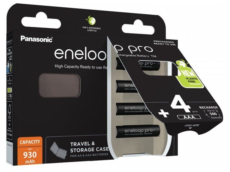 PANASONIC ENELOOP PRO AAA 930mAh 4 szt + box_1