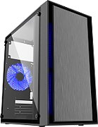 GEMBIRD CCC-FORNAX-960B Gaming design PC case 3 x 12cm fans blue_2