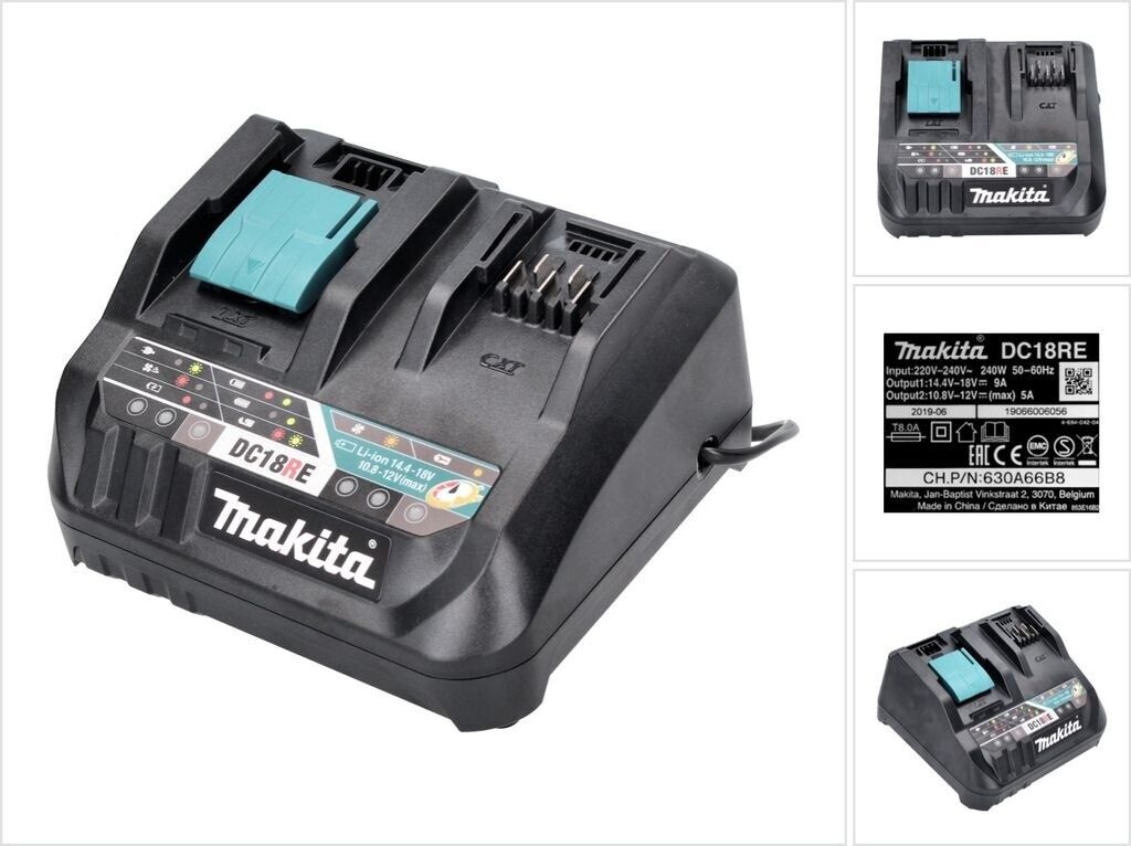 Makita Charger DC18RE  dual-port LXT+CXT_3