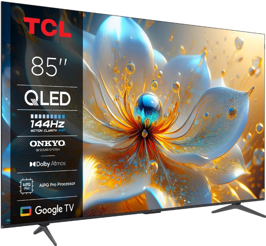 Televizor TCL QLED 85T8C, 215 cm, Smart Google TV, 4K Ultra HD, (Model 2025)_2