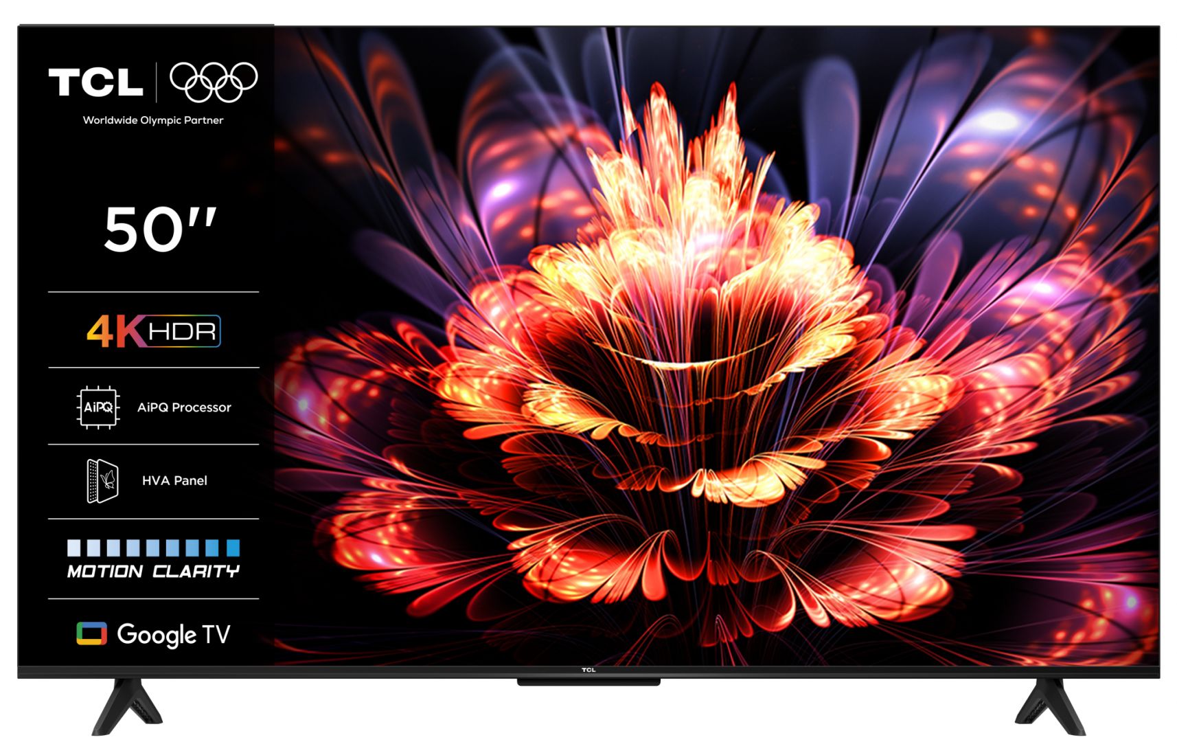 Televizor TCL LED 50V6C, 126 cm, Smart Google TV, 4K Ultra HD, (Model 2025)_1