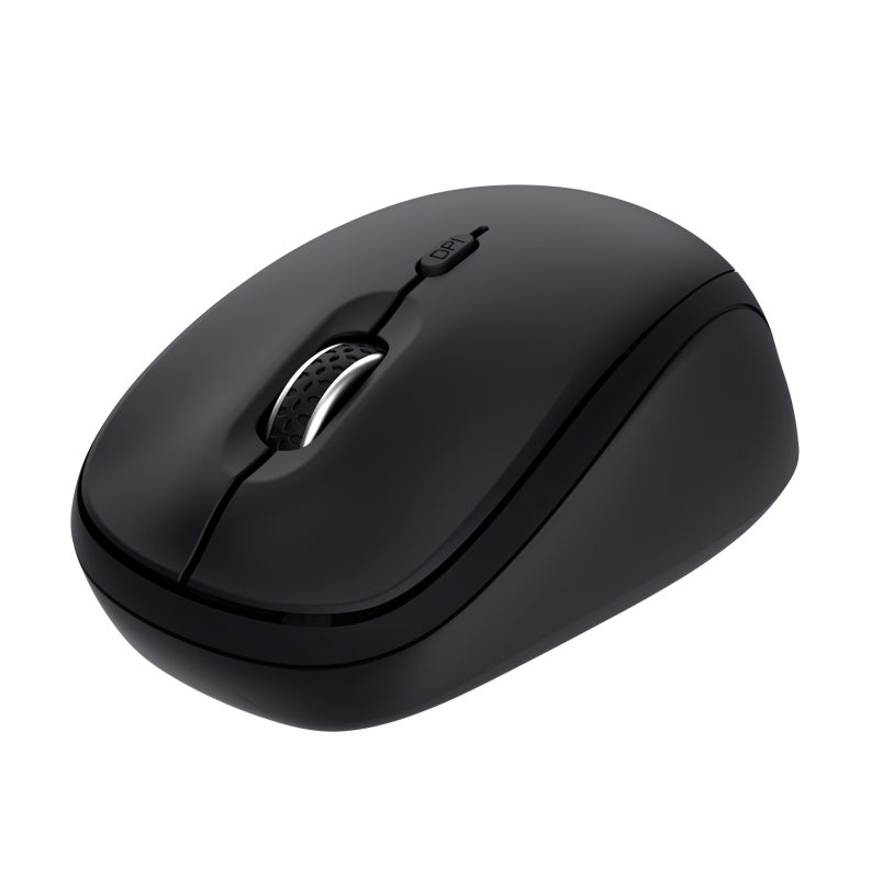 Mouse wireless Trust Yvi, rezolutie maxima 1600 DPI, negru_1