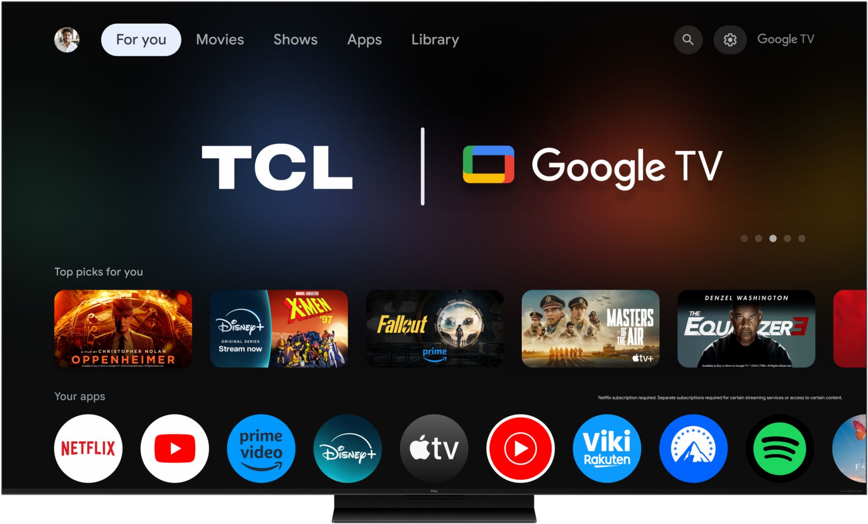 Televizor TCL Mini LED 75Q7C, 189 cm, Smart Google TV, 4K Ultra HD, (Model 2025)_2