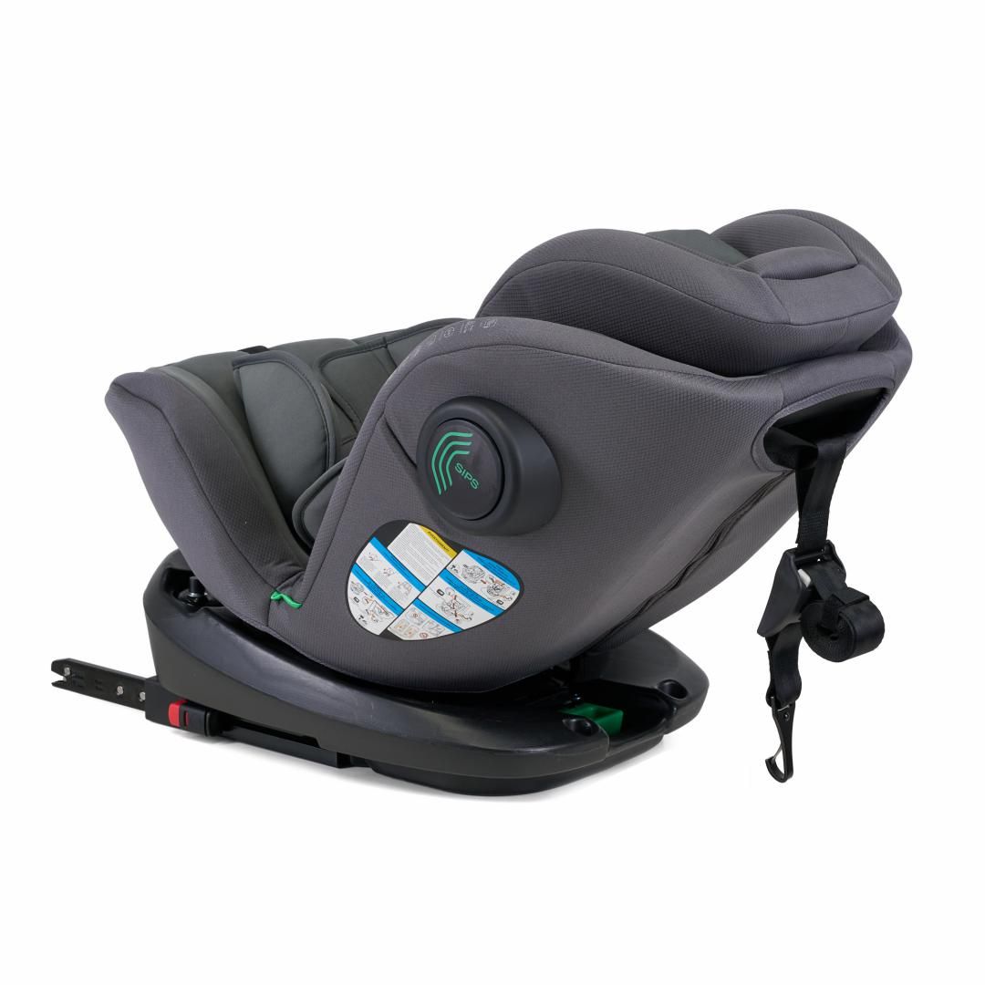Scaun auto U-Grow Secure+ 40-150 cm , 360 grade ,  4 pozitii de ajustare pe spate , 10 pozitii de ajustare a tetierei pe inaltime, gri, U-Grow_2