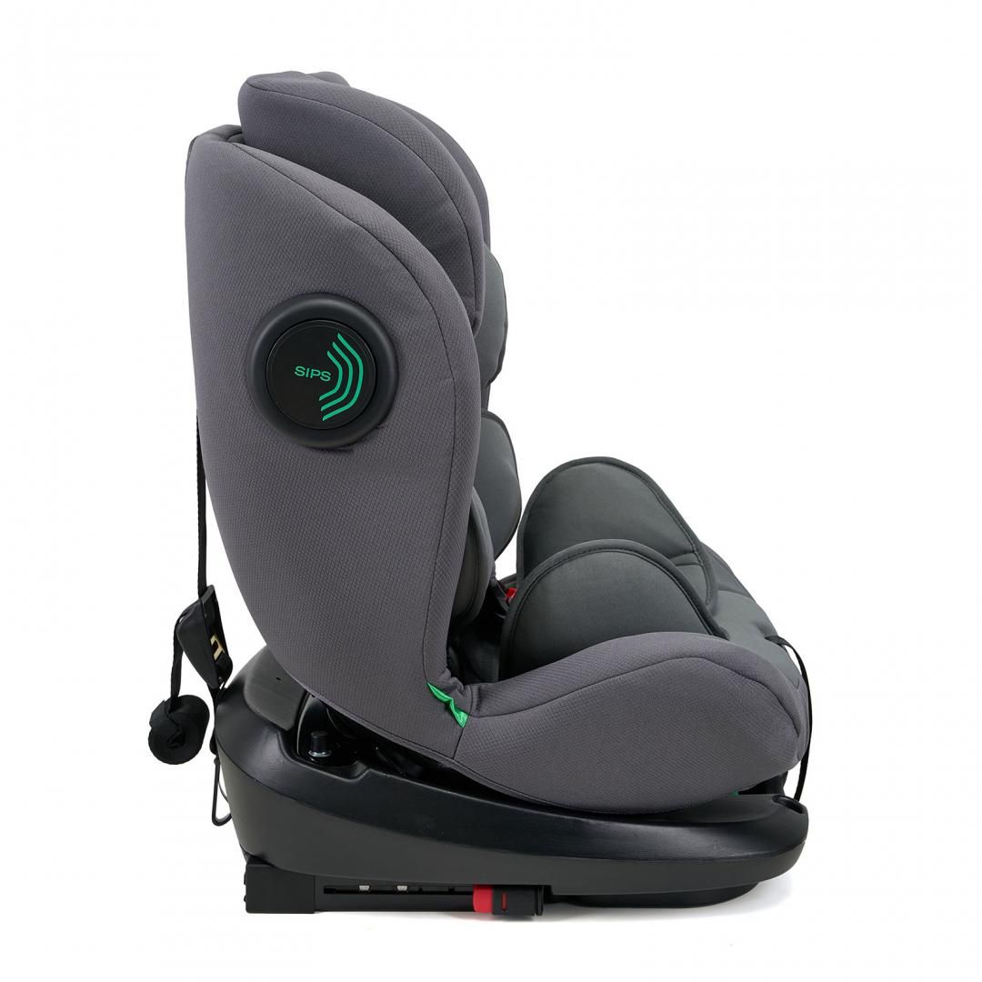 Scaun auto U-Grow Secure+ 40-150 cm , 360 grade ,  4 pozitii de ajustare pe spate , 10 pozitii de ajustare a tetierei pe inaltime, gri, U-Grow_4
