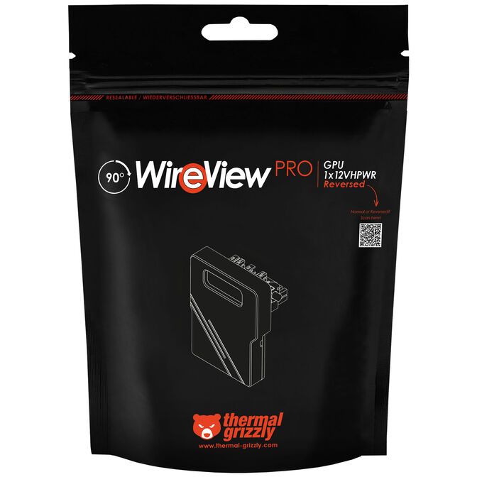 Thermal graphic card Grizzly WireView 90 Pro  1x12VHPWR - Reversible_1