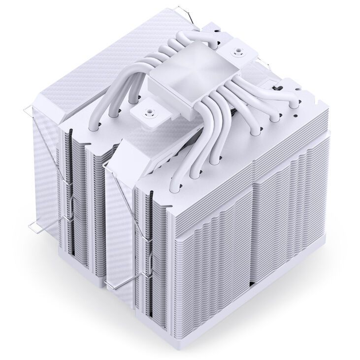 Jonsbo HX6280 CPU cooler  PWM control  RGB lighting - 130mm  white_2