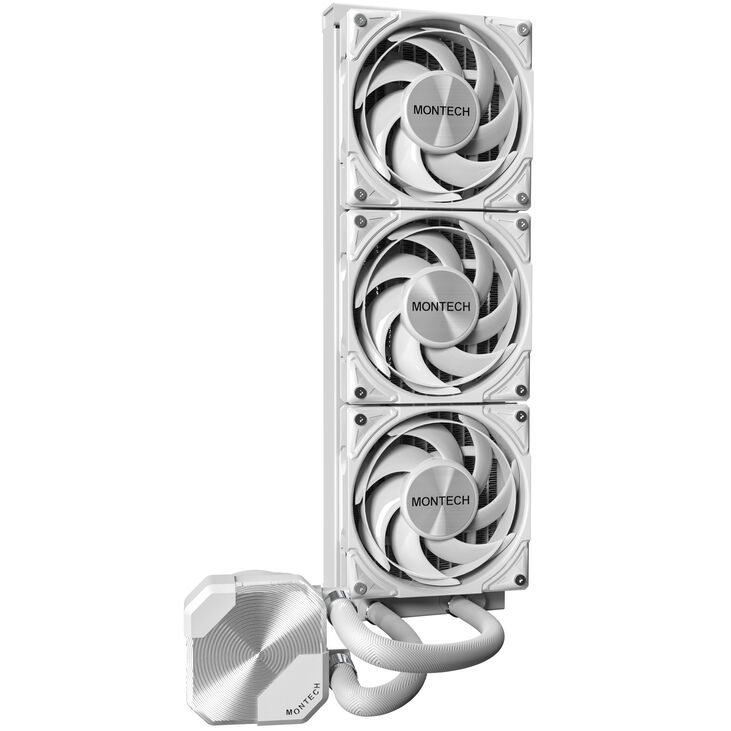 Water Cooling Montech HyperFlow Silent AiO - 360mm  white_2
