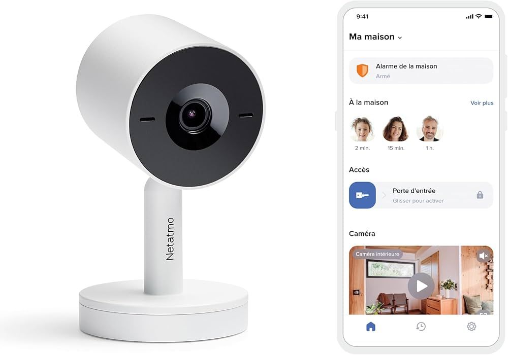 Indoor monitoring camera Netatmo NPC-B black_5