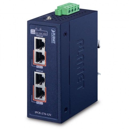 PLANET IPOE-270 switch-uri Power over Ethernet (PoE) Suport Albastru_2
