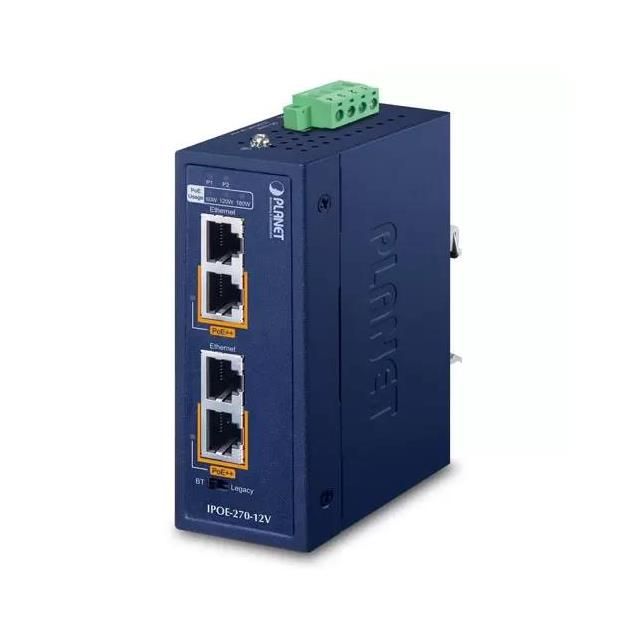 PLANET IPOE-270 switch-uri Power over Ethernet (PoE) Suport Albastru_3