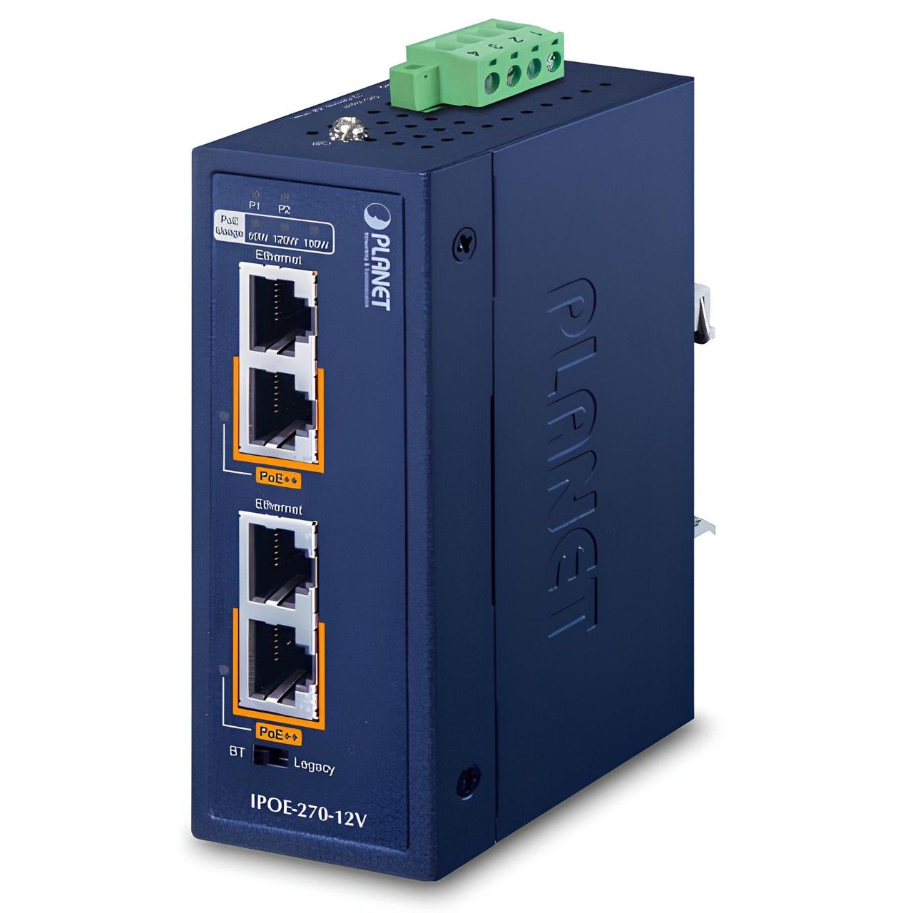 PLANET IPOE-270 switch-uri Power over Ethernet (PoE) Suport Albastru_4