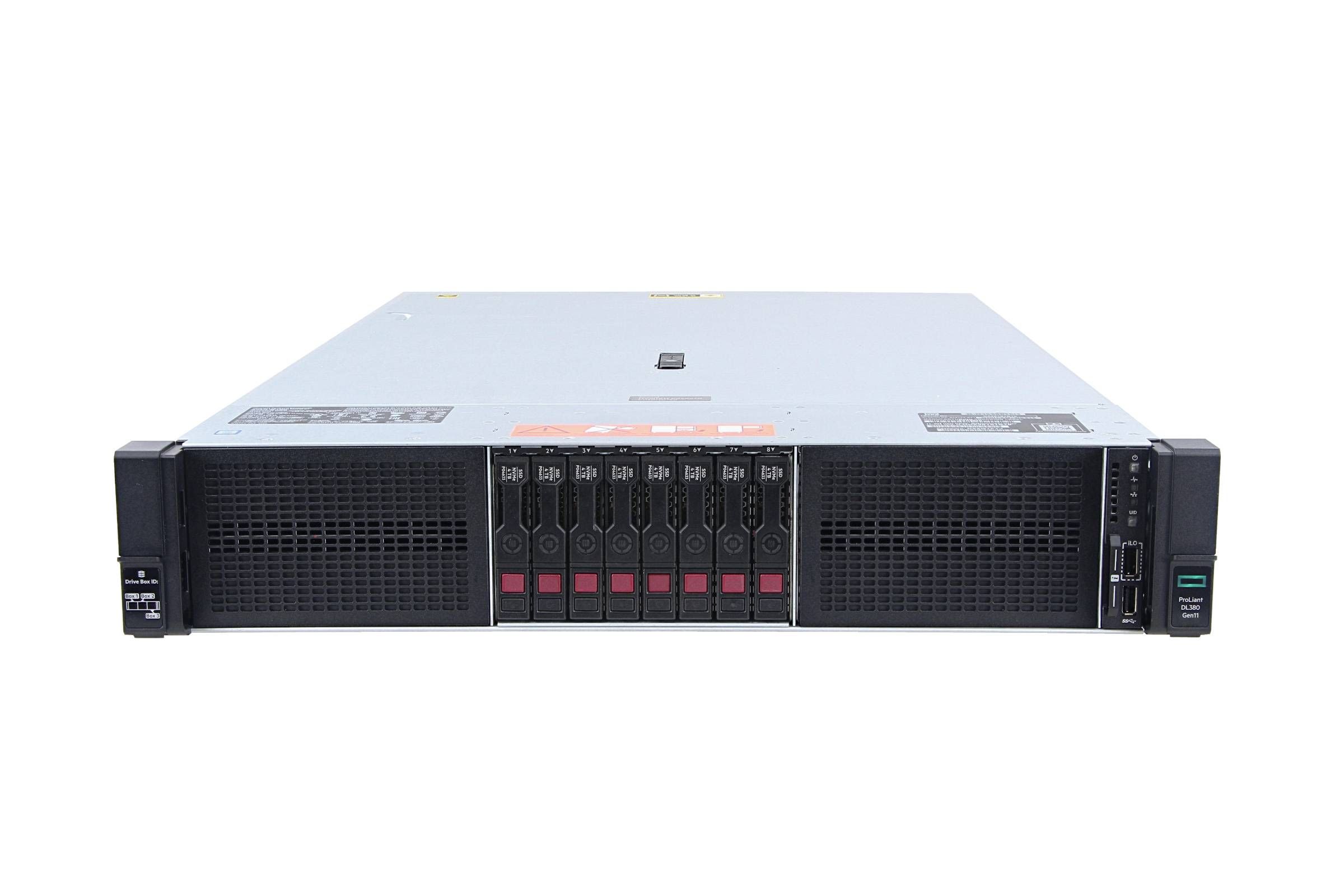 Server HPE ProLiant DL380 Gen11, Rack 2U, Intel Xeon Gold 6530 (32 C / 64 T, 2.1 GHz - 4.0 GHz, 160 MB cache, 270 W), 64 GB DDR5 ECC, 8 x SFF
 [3 buc]Memorie server Samsung 64 GB DDR5 ECC RDIMM 4800 MHz 2Rx4
 [2 buc]SSD server Samsung PM883 960 GB 2.5
