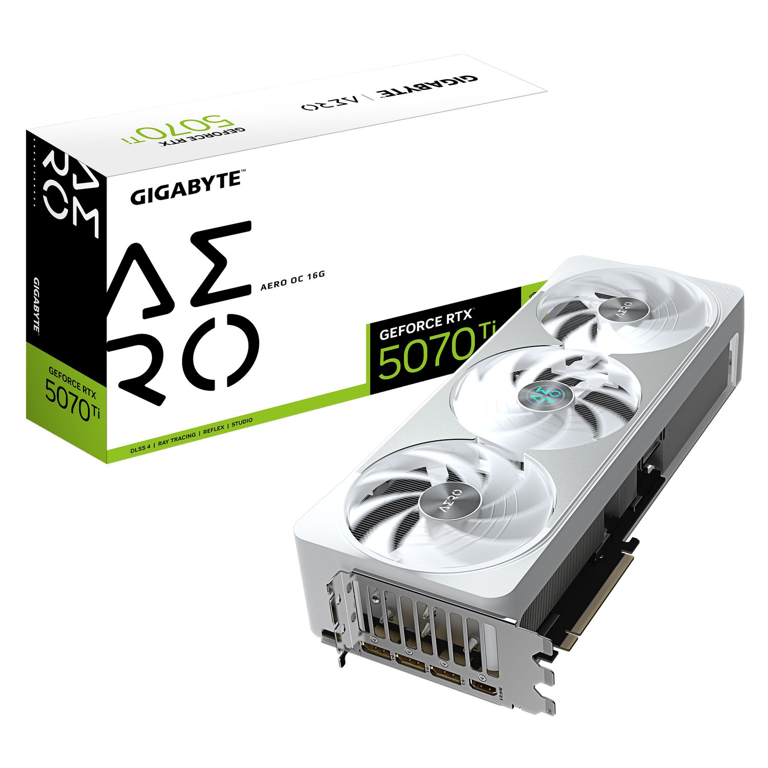 GeForce RTX 5070 Ti AERO OC 16G, 256 bit, GDDR7, Alb_9