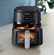 Philips 2000 series NA221/00 fryer Single 4.2 L Stand-alone 1500 W Hot air fryer Black  Silver_1
