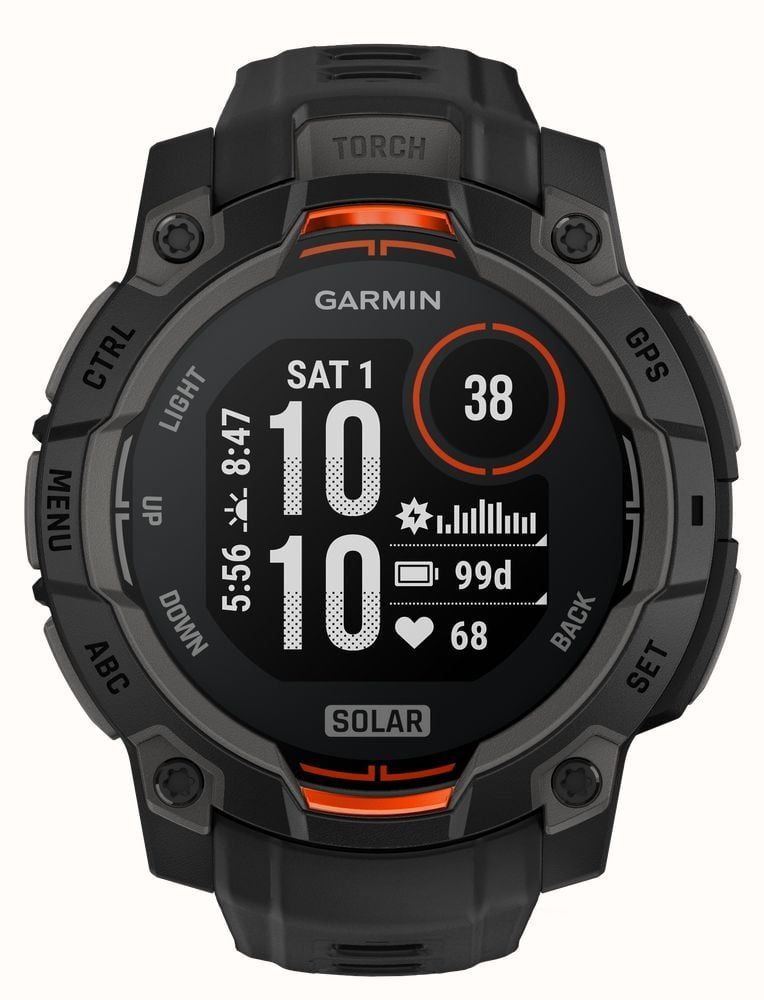 Smartwatch GARMIN Instinct 3 45mm SOLAR Black_1