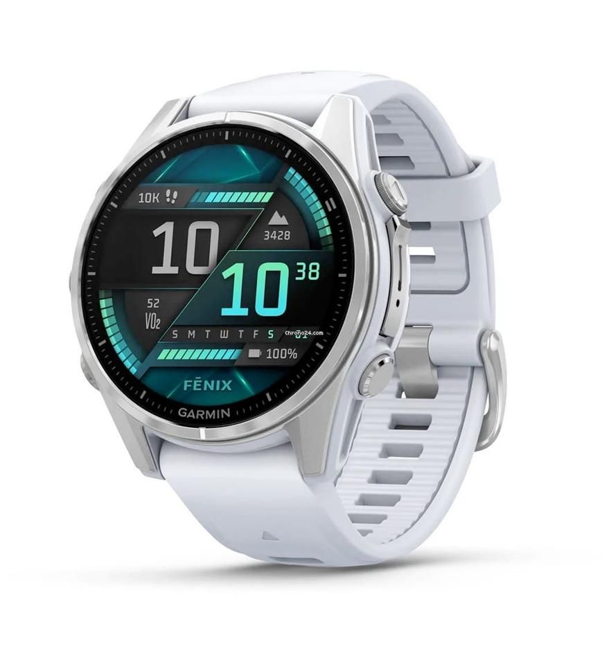 Garmin Fenix 8 AMOLED 43mm Srebrny_2