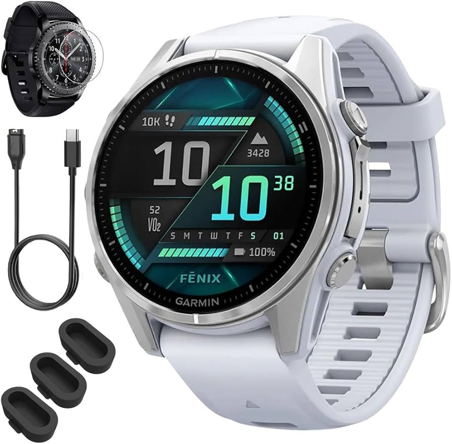 Garmin Fenix 8 AMOLED 43mm Srebrny_3