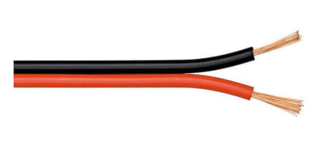 Cablu boxe rosu/negru CCA, EMOS – vanzare la metru liniar_1