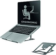 Neomounts NSLS085GREY Laptop stand 10-17  - foldable - compact - universal_1