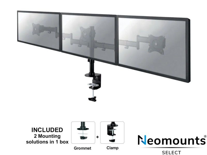 Monitor Desk Mount 10-27  NM-D135D3BLACK NEWSTAR_4