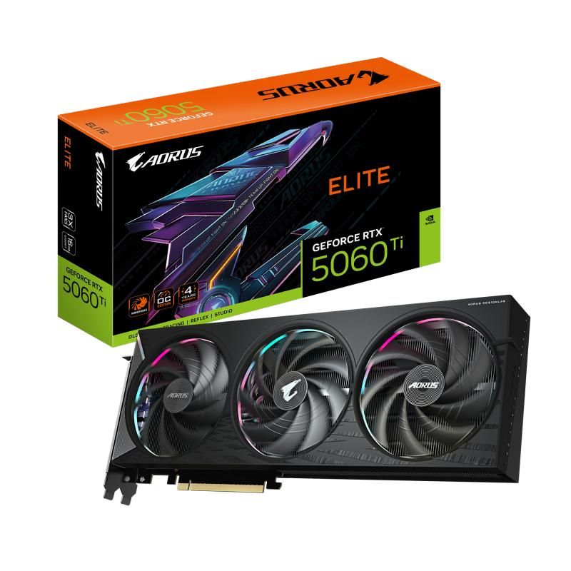 Karta graficzna Gigabyte AORUS GeForce RTX 5060 Ti ELITE 16GB_1