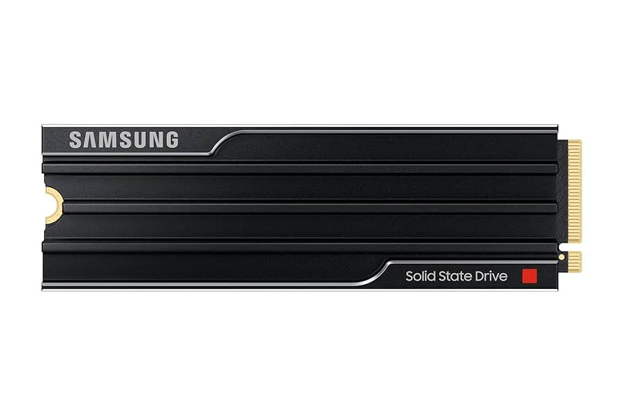 SAMSUNG 9100 PRO SSD Heatsink NVMe M.2 1TB PCIe 5.0 14.700 MB/s Read 13.300 MB/s Write Internal SSD for PC-Gaming and video editing_1