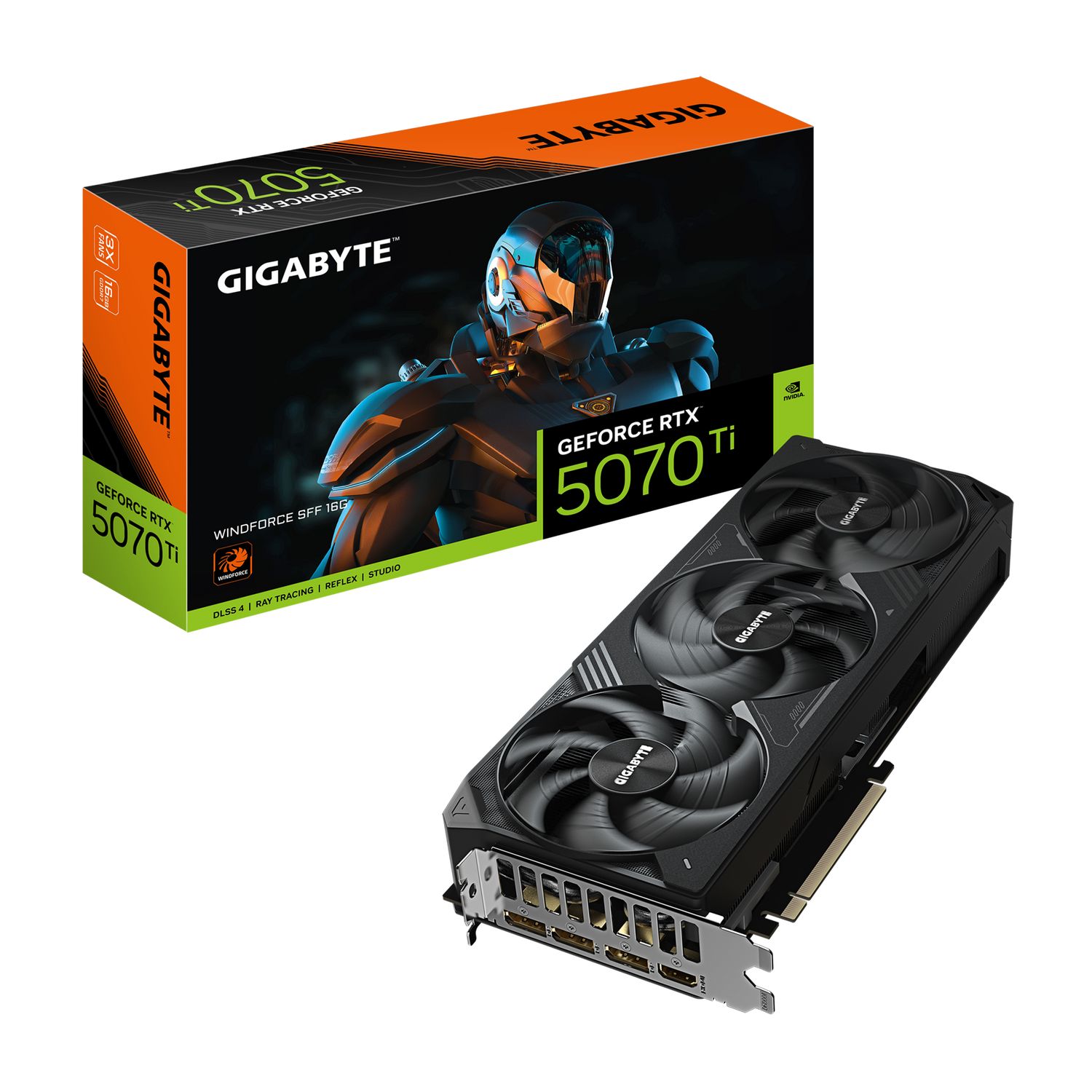 GeForce RTX 5070 Ti WINDFORCE SFF 16G, 256-bit, GDDR7, Negru_10