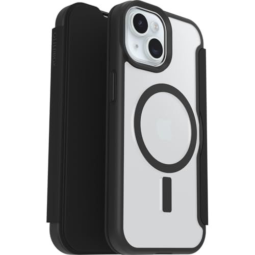 OB REACT FOLIO IPHONE 16E/15/14/13 BLACK CRYST-CLEAR/BL-PROP_1