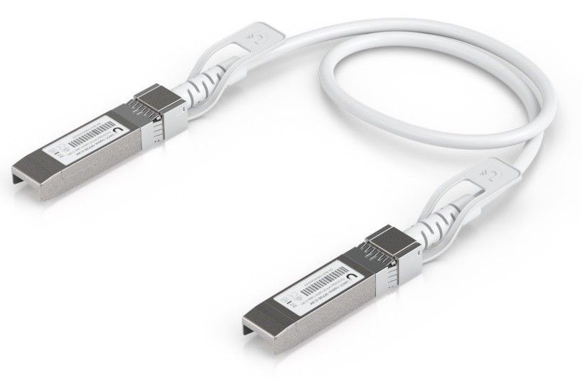 Ubiquiti UACC-Uplink-SFP28-0.3M cablu InfiniBand/fibră optică 0,3 m Alb_1