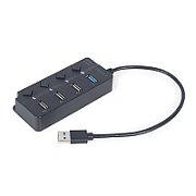 GEMBIRD 4-port USB HUB 1 x USB 3.1 + 3 x USB 2.0 black_1