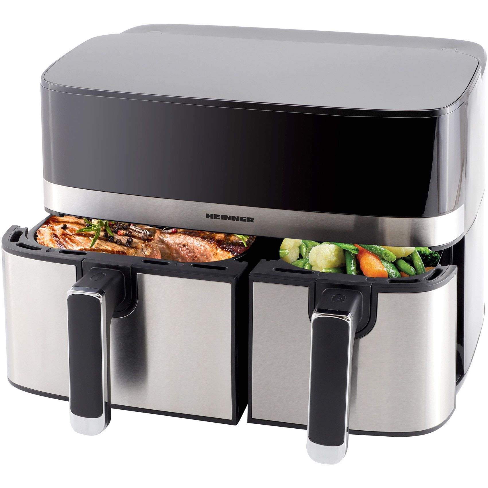 FRITEUZA DUBLA CU AER CALD HEINNER PRODUAL FUSION HAF-H9DB17BKS_2