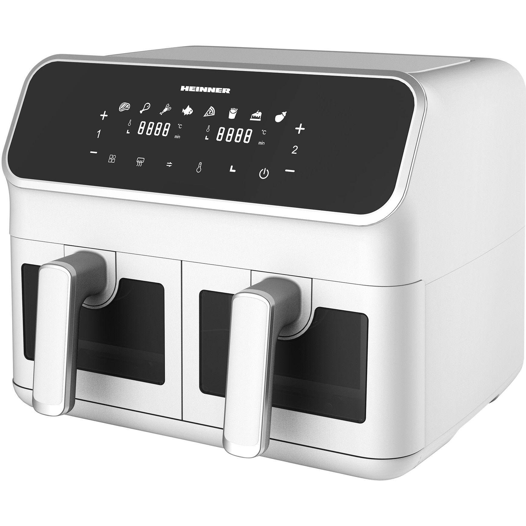 FRITEUZA DUBLA CU AER CALD HEINNER DUALFRY SUPREME HAF-H8DB17WH_2