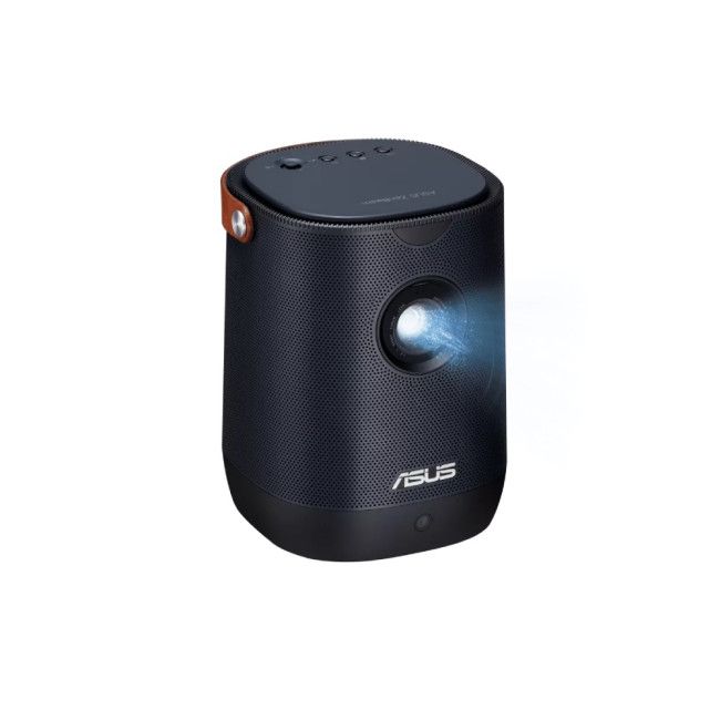 Videoproiector Asus Latte L2, LED Portabil Inteligent 30.000 ore, FHD 1920* 1080, up to 4K 3840x2160, 960 Lumeni LED / 400 Lumeni ANSI, 400:1, distanta de proiectie 0.8- 3.2 metri, 16:9/ 4:3, HDR10, boxa 10W cu tehnologie Smart AMP, HDMI: 1 x Micro HDMI intern (pentru TV box), USB-C (DP): Da, DP+PD_2