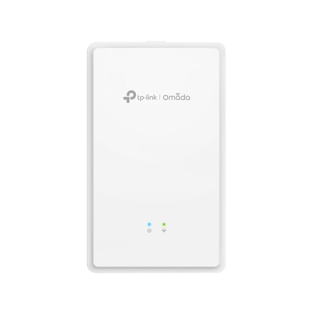 Omada  AX1800 Wall-Plate Dual-Band Wi-Fi 6 GPON Access Point PORT: 1×SC/UPC GPON+2×1G RJ45 Port(One support Poe Out)+1×RJ11 Port SPEED:574Mbps at  2.4 GHz + 1201 Mbps at 5 GHz FEATURE: AC Power, Poe Out,4×Internal Antennas, MU-MIMO, 80MHz Supported, Seamless Roaming, Band Steering, Beamforming, Load_1