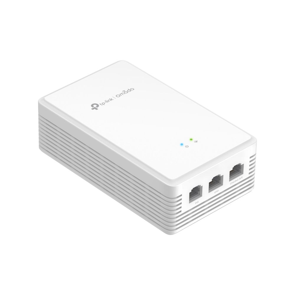 Omada  AX1800 Wall-Plate Dual-Band Wi-Fi 6 GPON Access Point PORT: 1×SC/UPC GPON+2×1G RJ45 Port(One support Poe Out)+1×RJ11 Port SPEED:574Mbps at  2.4 GHz + 1201 Mbps at 5 GHz FEATURE: AC Power, Poe Out,4×Internal Antennas, MU-MIMO, 80MHz Supported, Seamless Roaming, Band Steering, Beamforming, Load_4