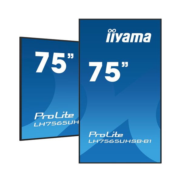 Display Monitor Iiyama Public 75 LH7565UHSB-B1 UHD_2
